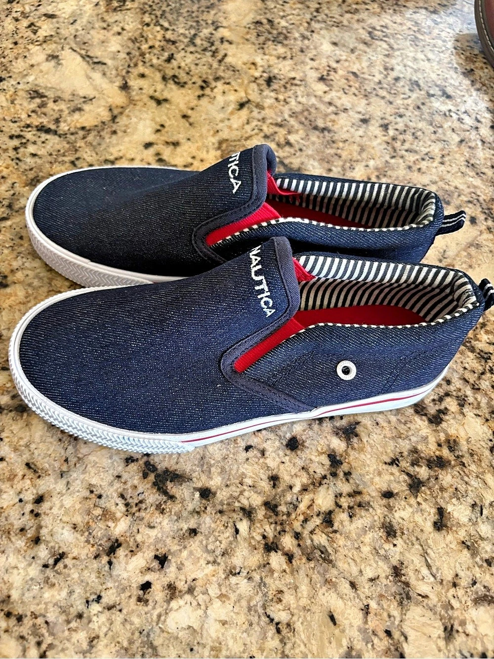 Nautica Navy Slip-On Sneakers